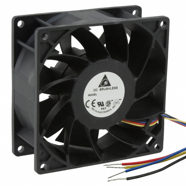 FFC0912DE-SP13 Delta Electronics FAN AXIAL 92X38MM 12VDC WIRE