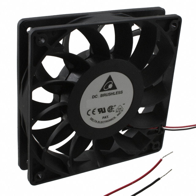 FFB1224EH-TZUK Delta Electronics FAN AXIAL 120X25.4MM 24VDC WIRE