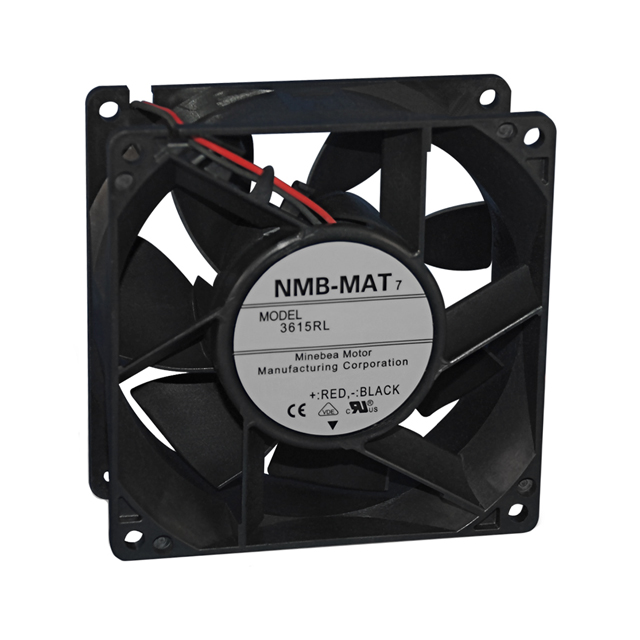3615RL-04W-B40-B00 NMB Technologies Corporation FAN AXIAL 92X38.4MM 12VDC WIRE