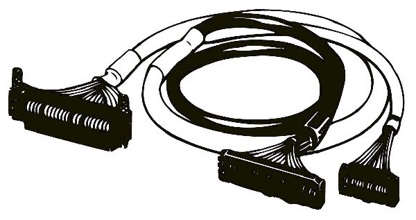 Omron XW2Z0482R PLC connection cable