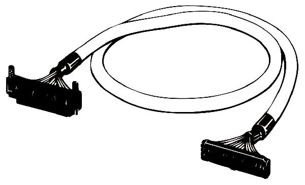 Omron XW2Z0486A PLC connection cable