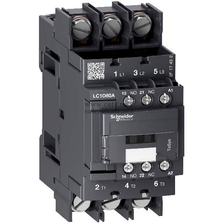 Schneider Electric LC1D80A6F7 Power contactor, AC switching